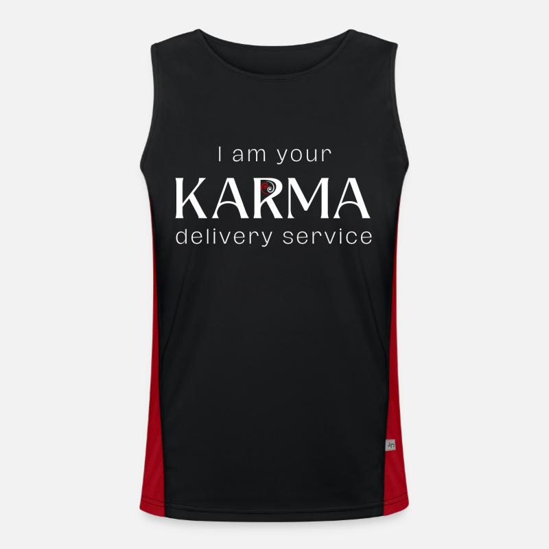 Karma Funktionelles Kontrast-Tank Top für Männer