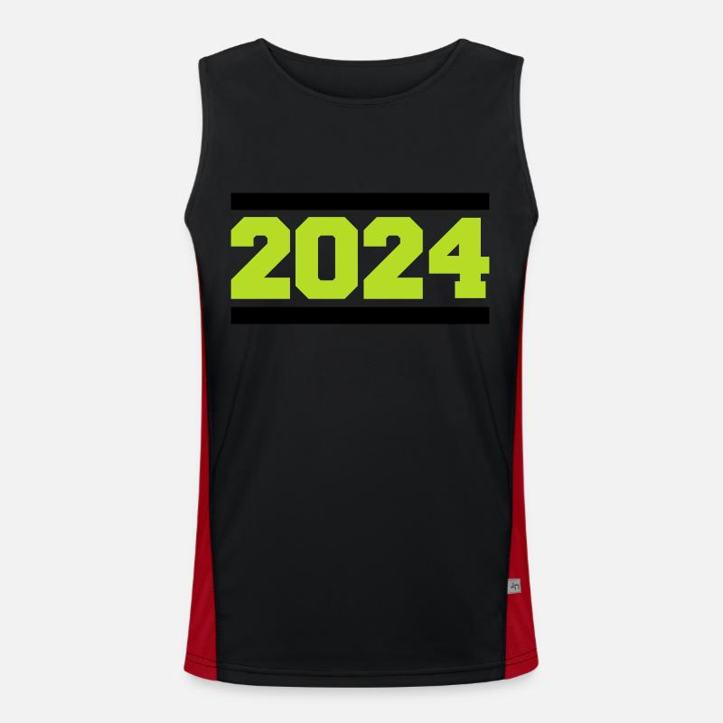 2024 Men's Functional Contrast Tank Top 