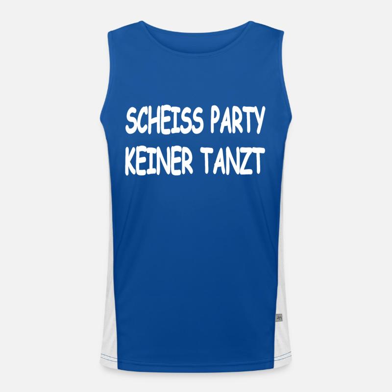 Party Funktionelles Kontrast-Tank Top für Männer 