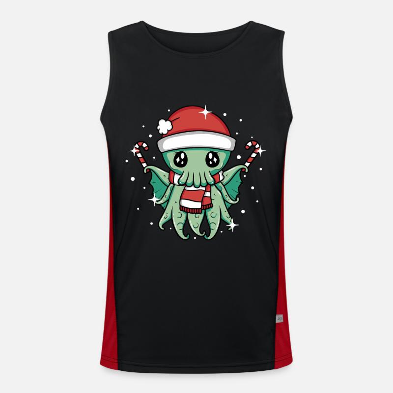 Noël Cthulhu Débardeur respirant contrasté Homme 