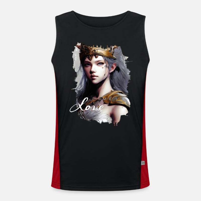 Valkyrie Amazon Warrior Fine Art Débardeur respirant contrasté Homme 