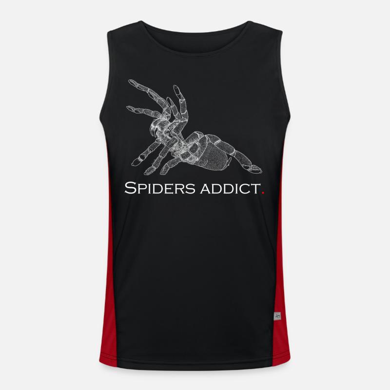 Spiders addict Débardeur respirant contrasté Homme 