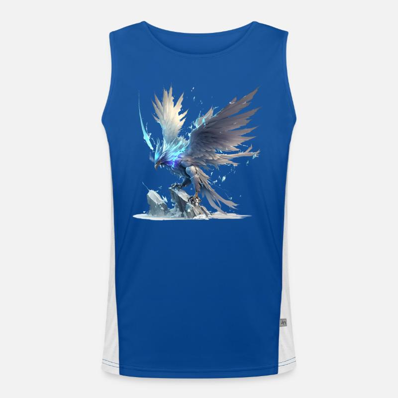 Eisphönix Funktionelles Kontrast-Tank Top für Männer 