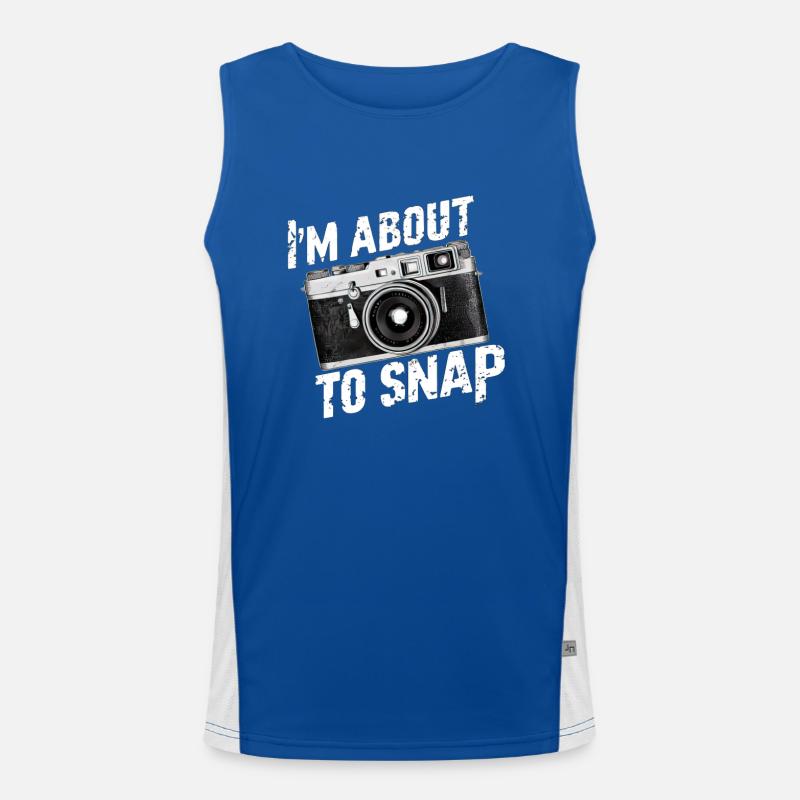 Je suis sur le point de craquer Débardeur respirant contrasté Homme 