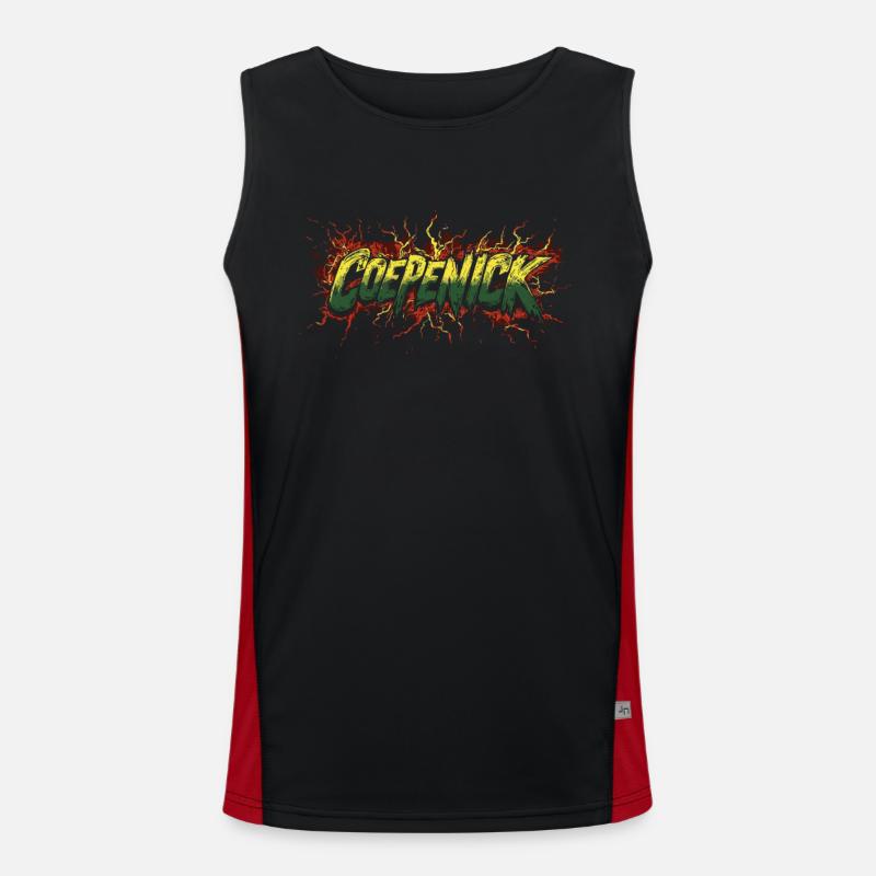 Berlin Köpenick Souvenir Cöpenick Graffiti Blitz Débardeur respirant contrasté Homme 