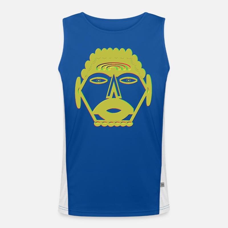 couper Débardeur respirant contrasté Homme 