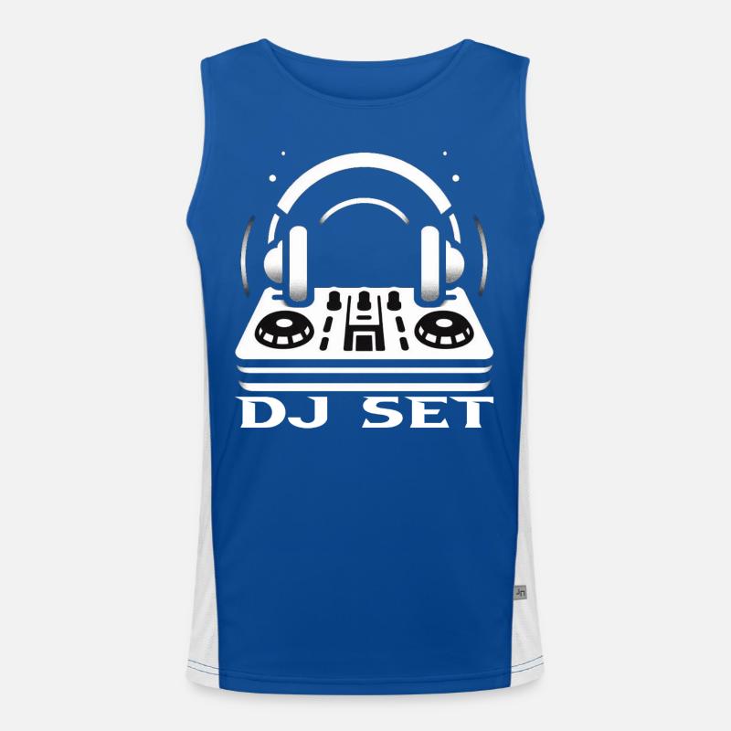DJ Set Men's Functional Contrast Tank Top 