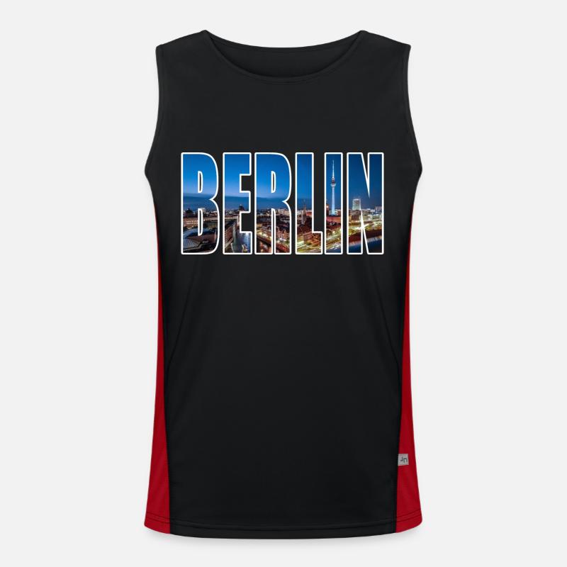 Berlin Men's Functional Contrast Tank Top 