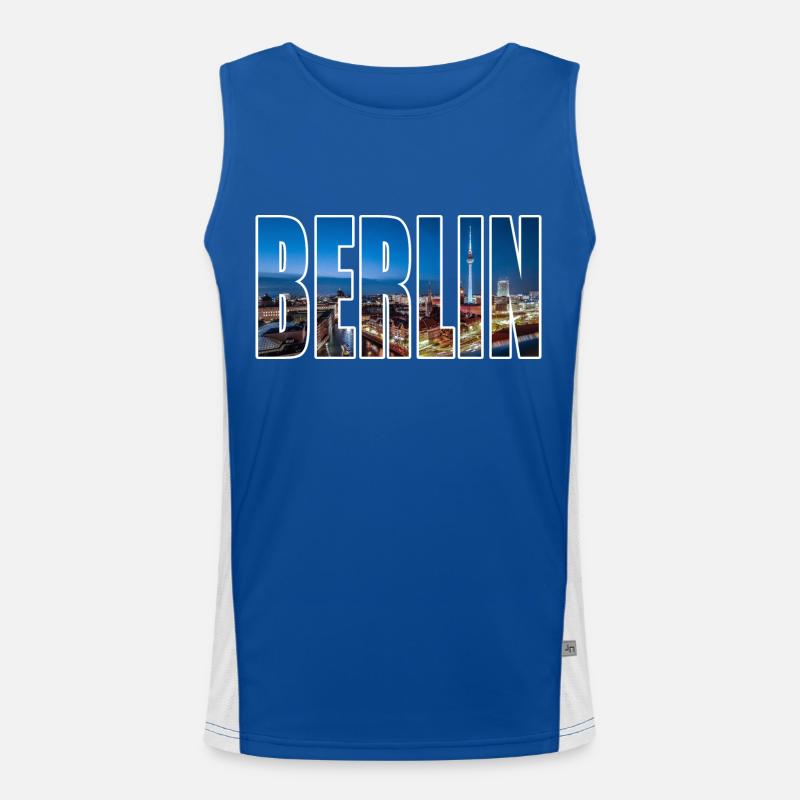 Berlin Débardeur respirant contrasté Homme 