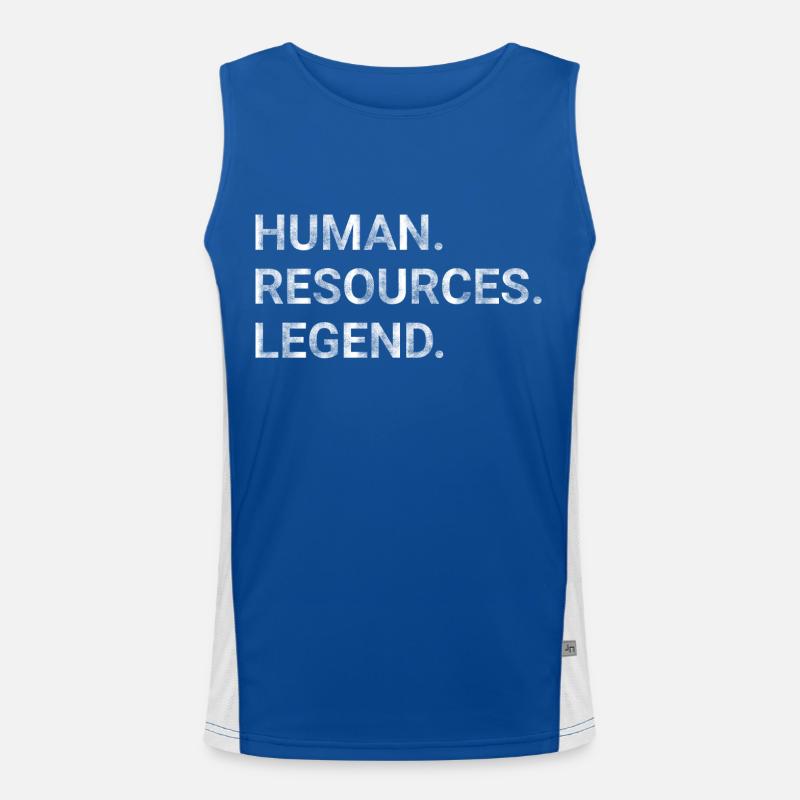 Human resources legend Men's Functional Contrast Tank Top 