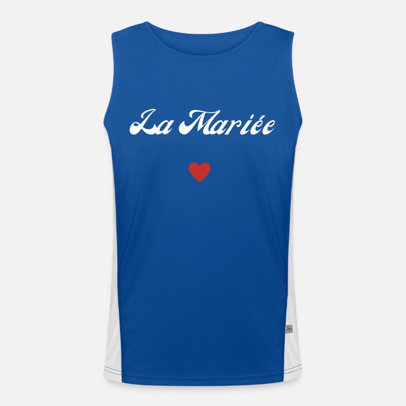 la mariée Débardeur respirant contrasté Homme 