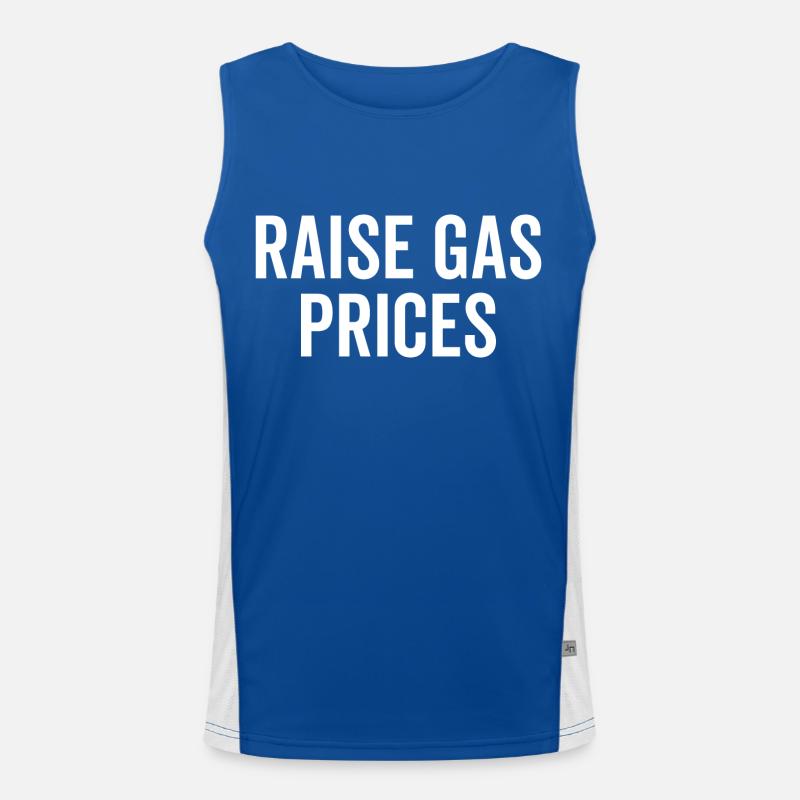 Augmenter les prix de l’essence Débardeur respirant contrasté Homme 