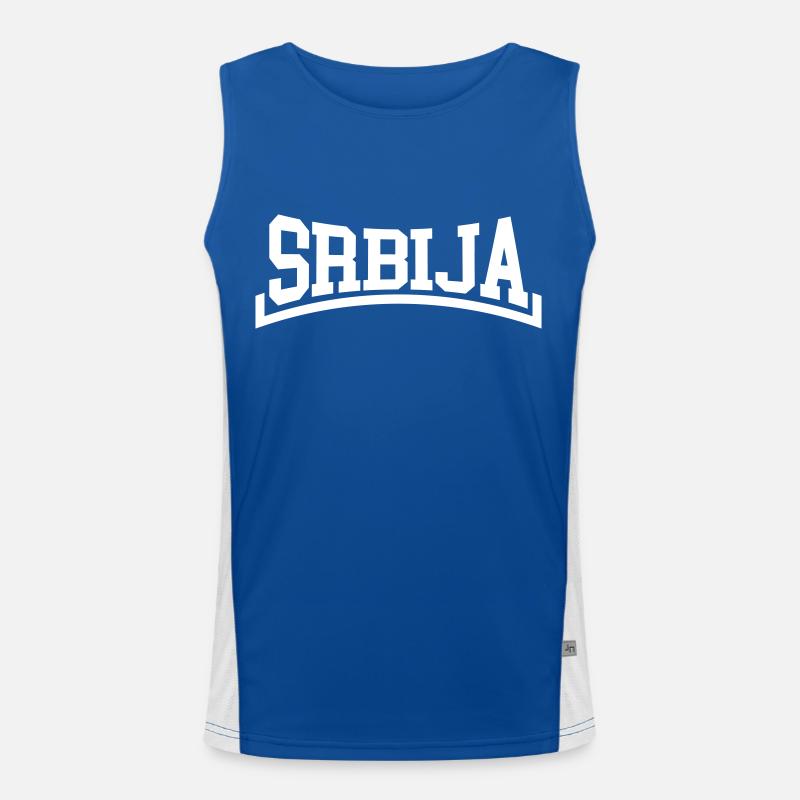 Serbie Débardeur respirant contrasté Homme 