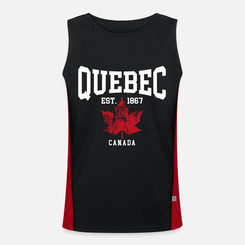 Quebec Men's Functional Contrast Tank Top 