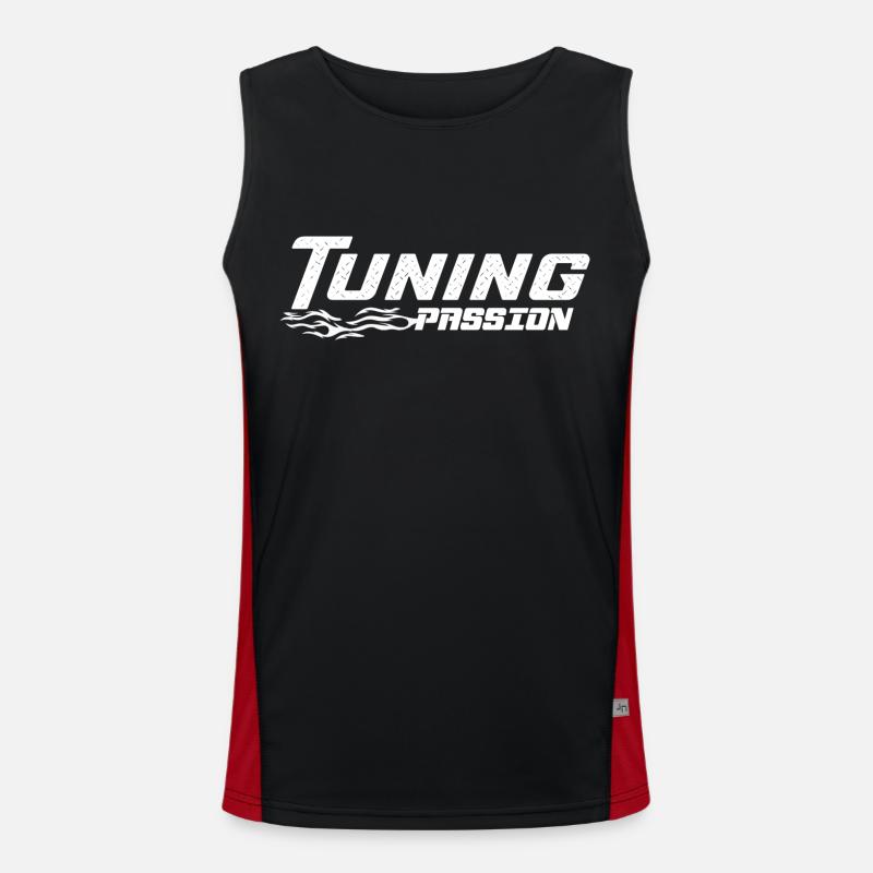 Tuning Funktionelles Kontrast-Tank Top für Männer 
