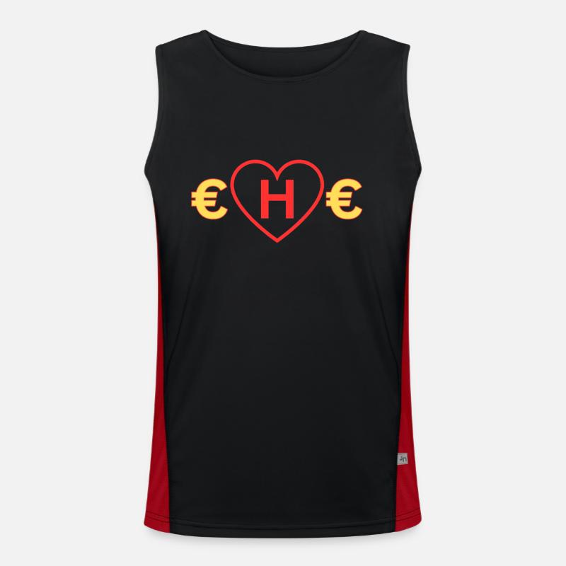 Teure Ehe Funktionelles Kontrast-Tank Top für Männer 