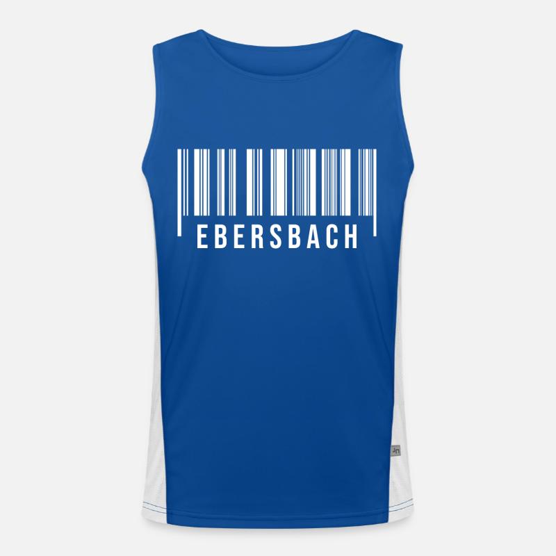 Sachsen Ebersbach Funktionelles Kontrast-Tank Top für Männer 