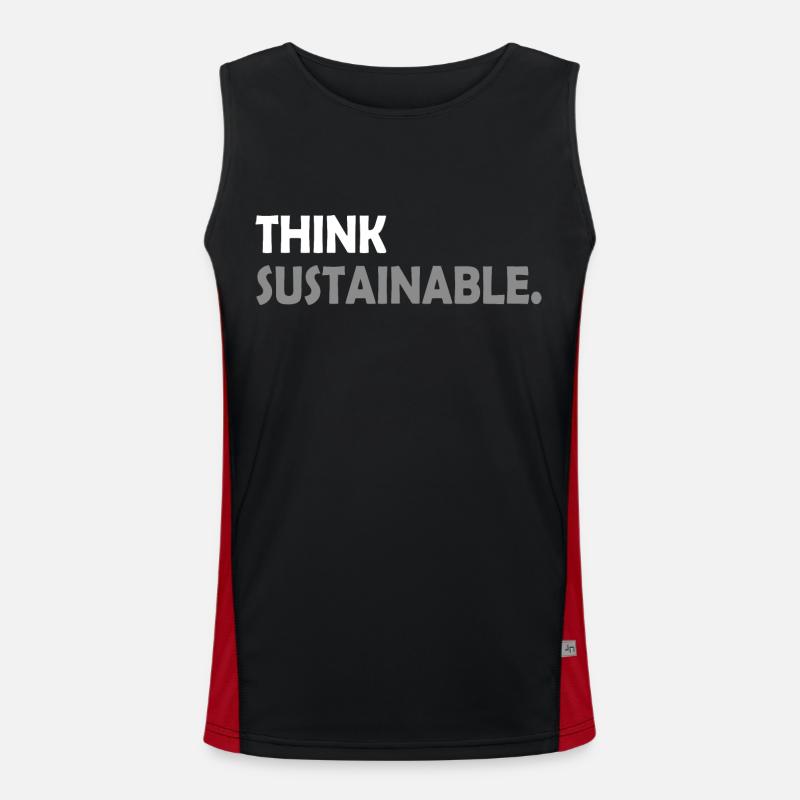 Think sustainable Men's Functional Contrast Tank Top 
