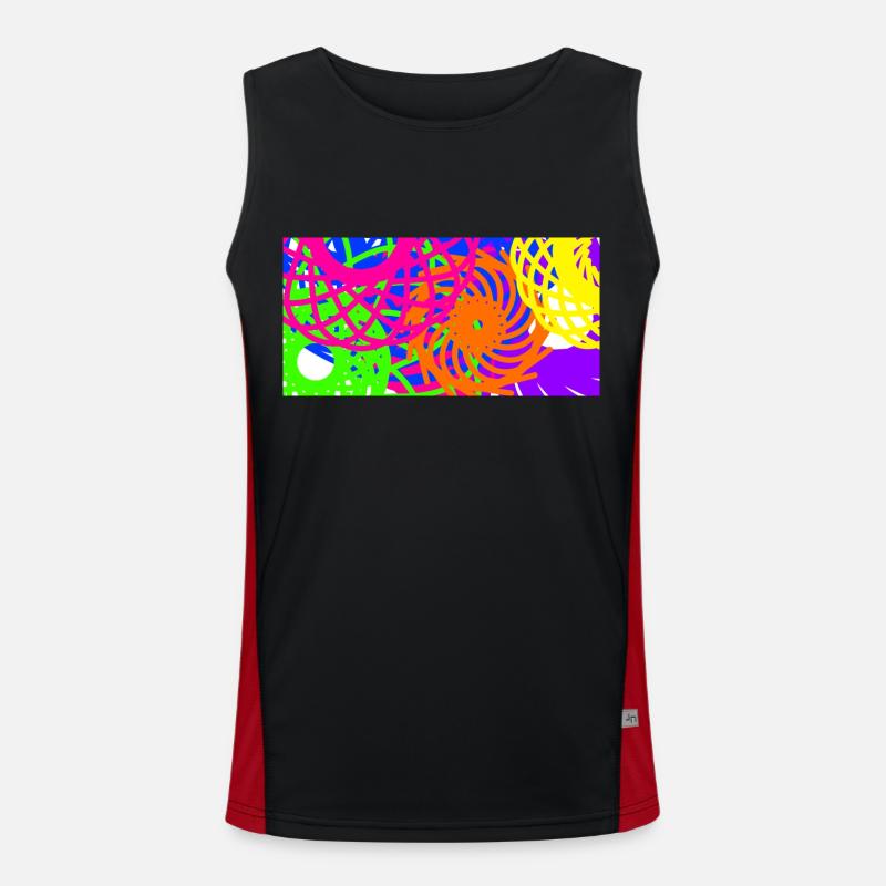 Pattern Men's Functional Contrast Tank Top 