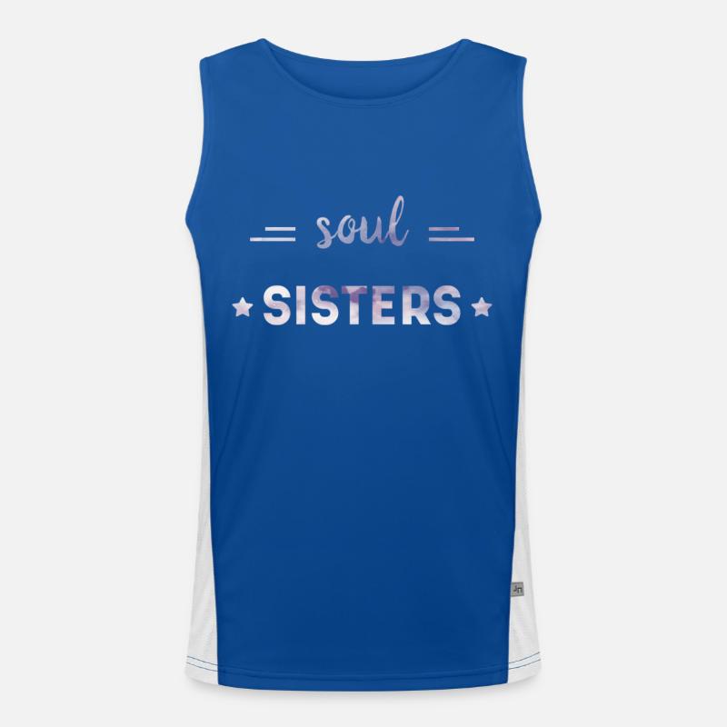 Beste Freunde Funktionelles Kontrast-Tank Top für Männer 