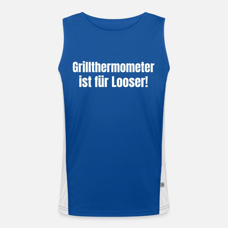 Grill thermometer when grilling Men's Functional Contrast Tank Top 