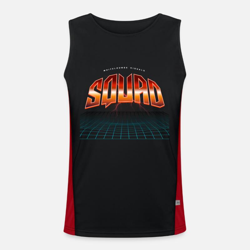 Squad Funktionelles Kontrast-Tank Top für Männer 