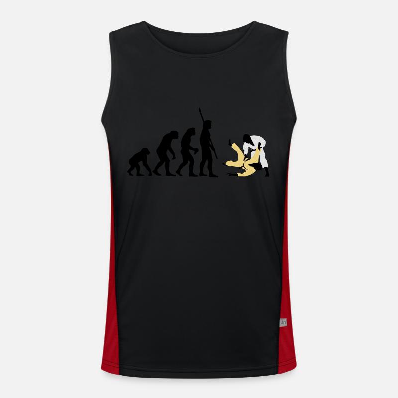 evolution_judo_a_3c Men's Functional Contrast Tank Top 