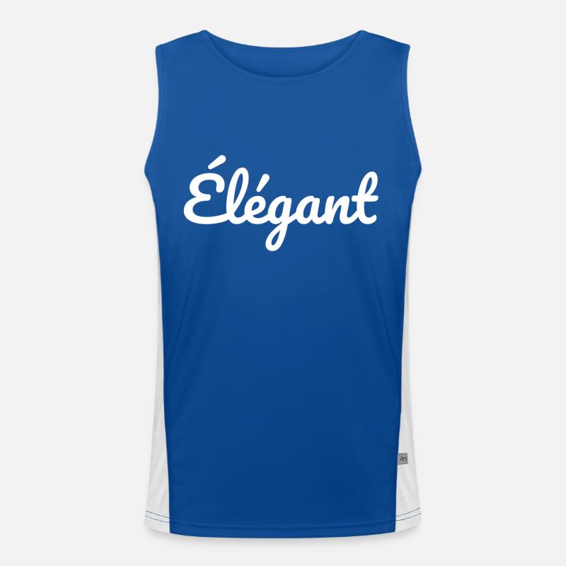 élégant Débardeur respirant contrasté Homme 