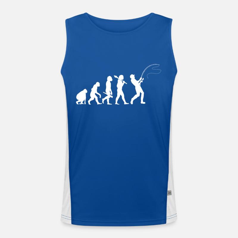 Angler Evolution Funktionelles Kontrast-Tank Top für Männer 