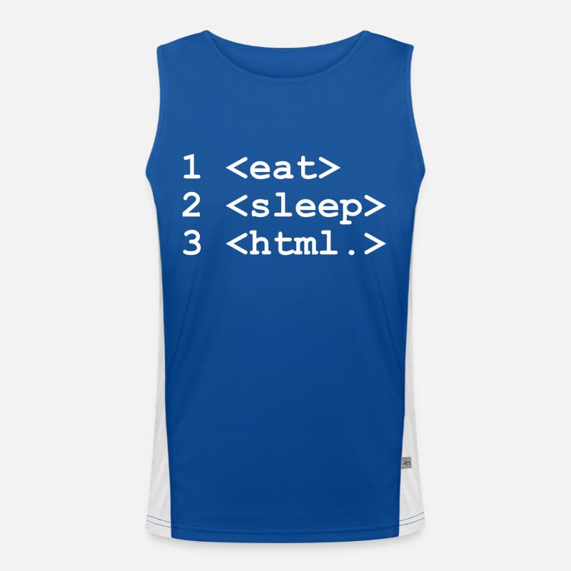 Manger du sommeil HTML Débardeur respirant contrasté Homme 