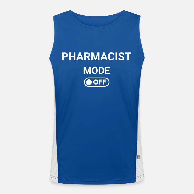 Pharmacist Mode OFF Men's Functional Contrast Tank Top 