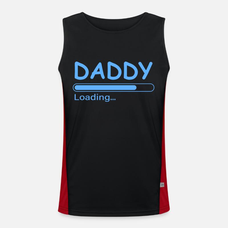 Daddy loading Men's Functional Contrast Tank Top 