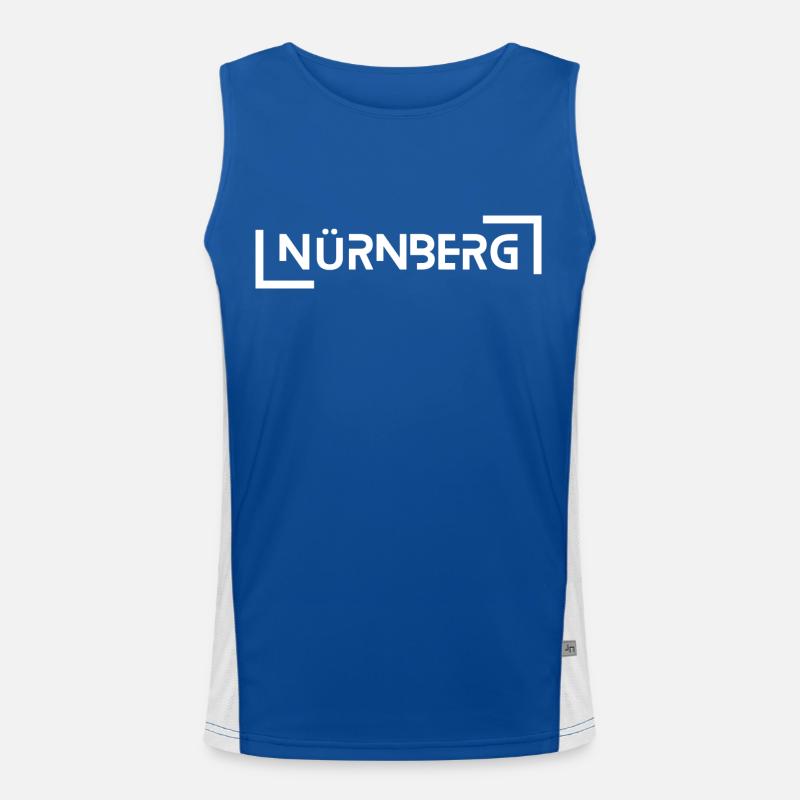 Nürnberg Funktionelles Kontrast-Tank Top für Männer 