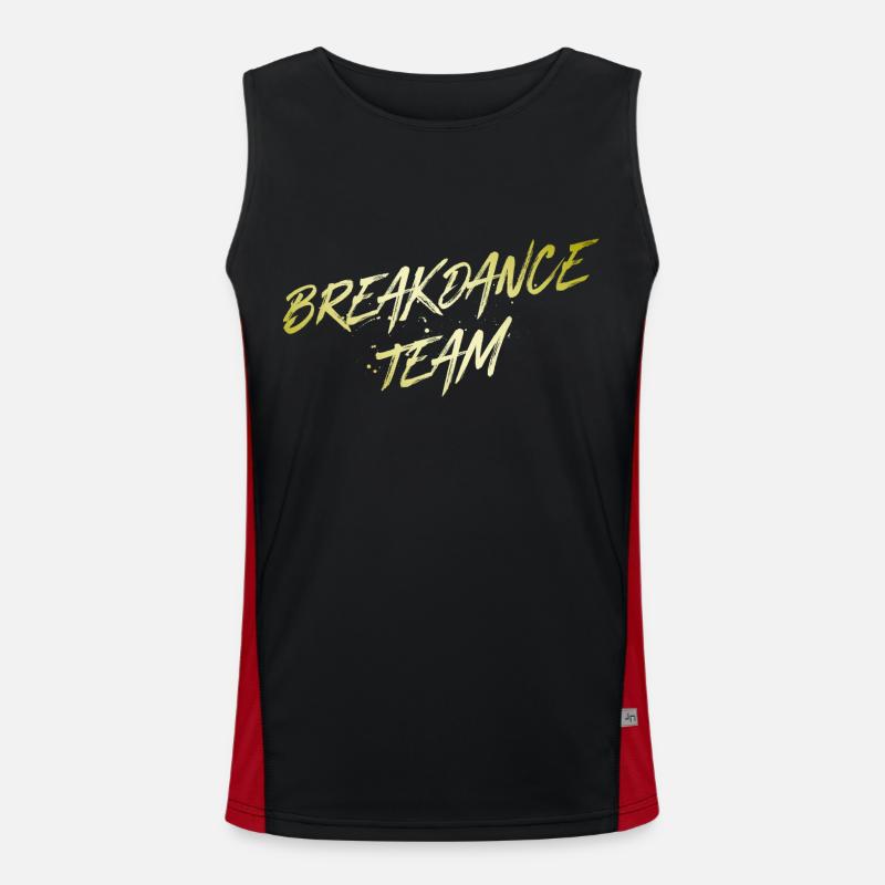 Équipe de breakdance Débardeur respirant contrasté Homme 