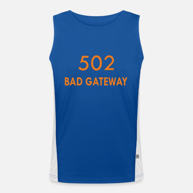 Error 502 Bad Gateway HTTP Statuscode Funktionelles Kontrast-Tank Top für Männer 