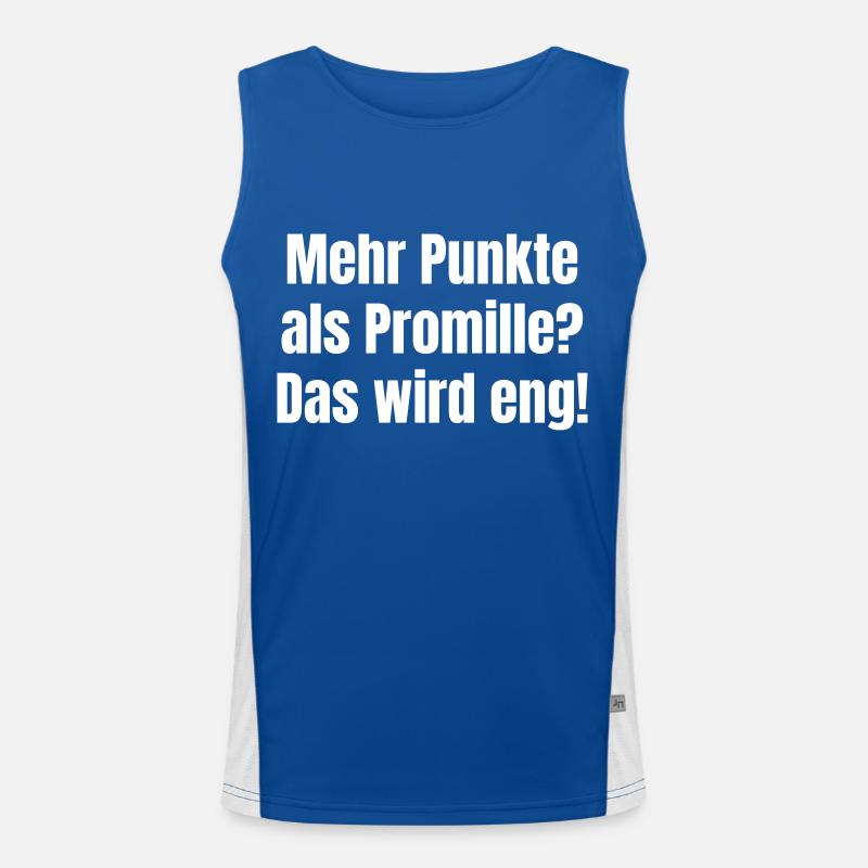 More points than per thousand? It's going to be tight! Men's Functional Contrast Tank Top 