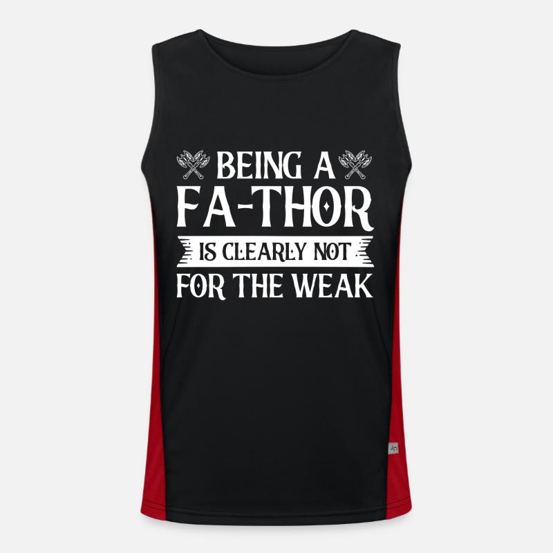 Fa-Thor Père Papa Papa Débardeur respirant contrasté Homme 