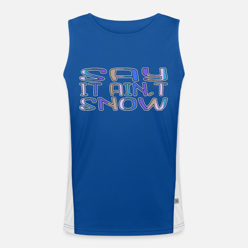 joke beach holiday bubaprints couples dinosaur Funktionelles Kontrast-Tank Top für Männer 