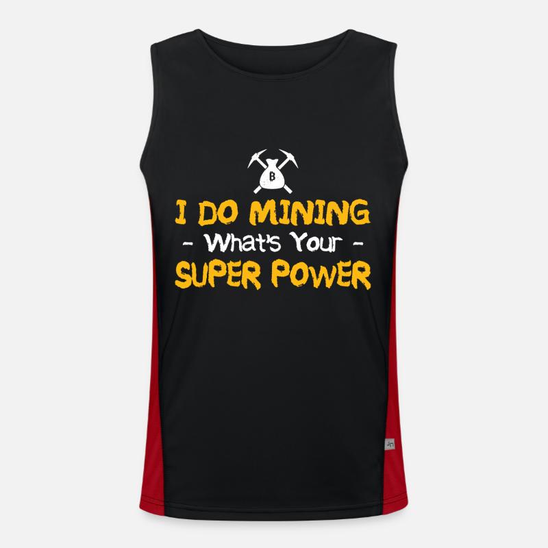 Bergbau Funktionelles Kontrast-Tank Top für Männer 