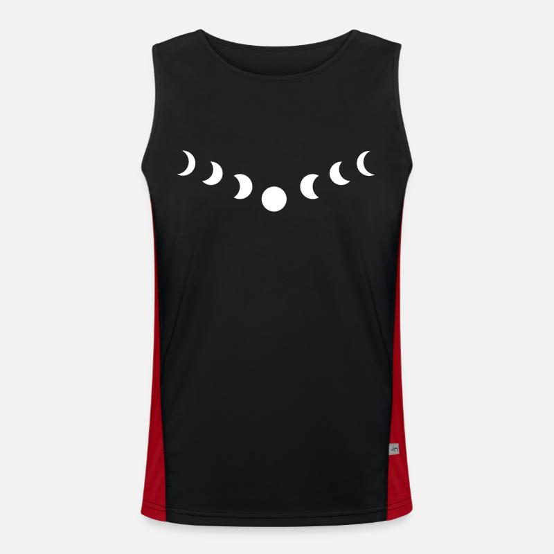phase de la lune Débardeur respirant contrasté Homme 