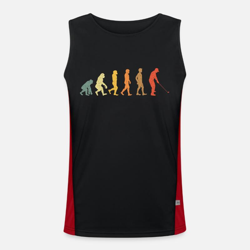 Golf Evolution vitage rétro Débardeur respirant contrasté Homme 
