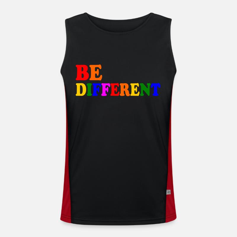 Be different Débardeur respirant contrasté Homme 