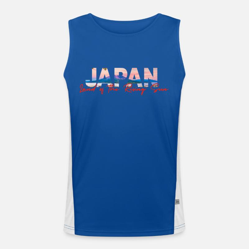 Samurai Style Men's Functional Contrast Tank Top 