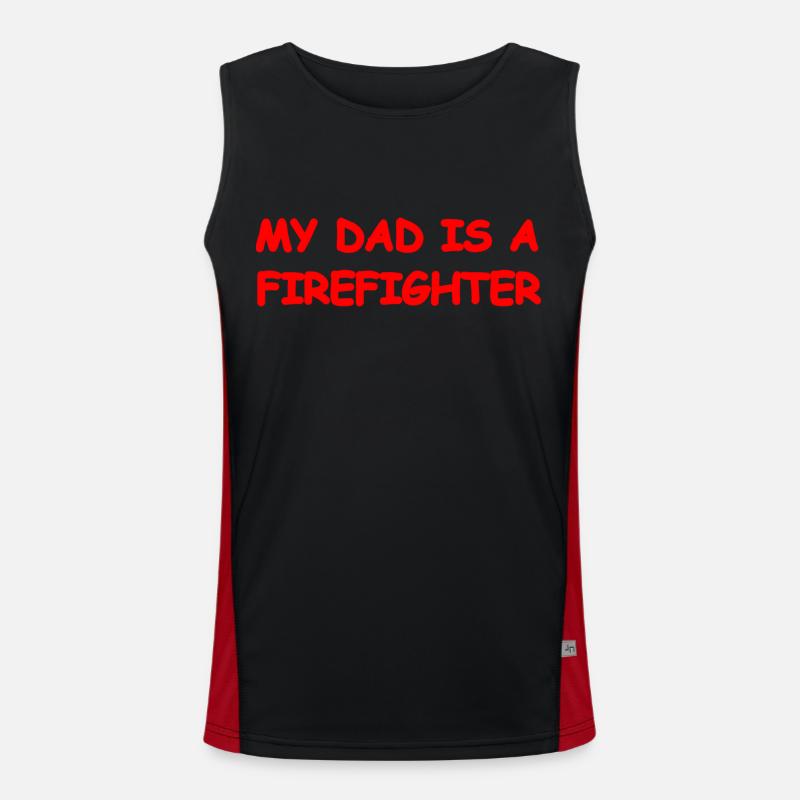 Fire brigade Men's Functional Contrast Tank Top 