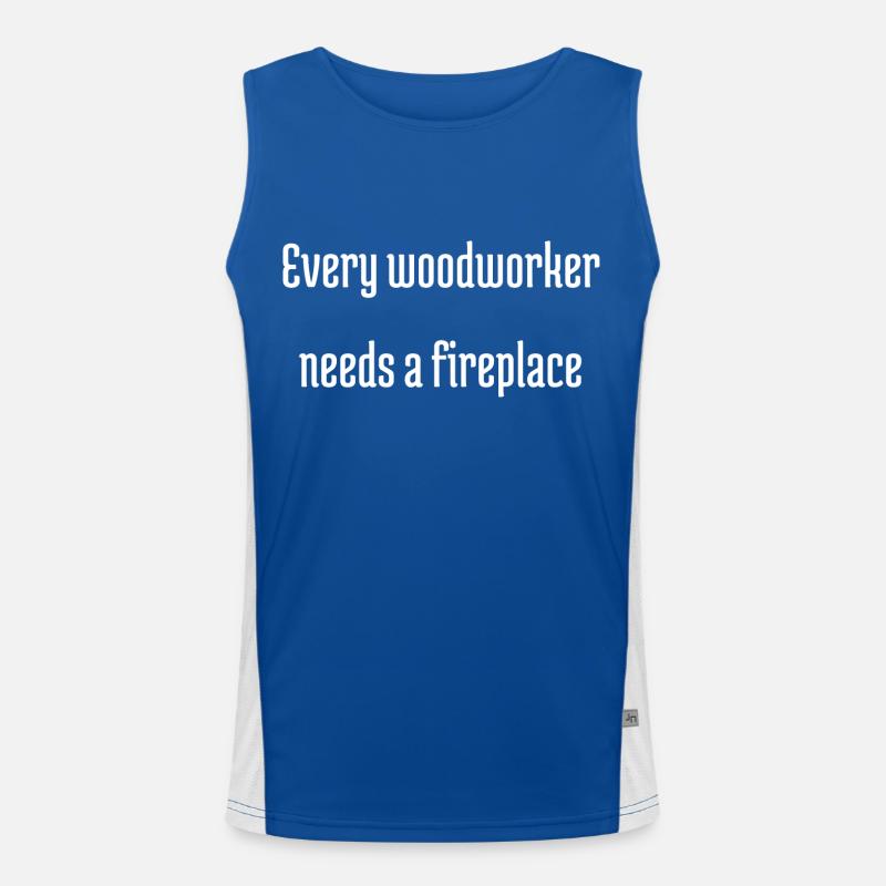 forestry arborists plumber Funktionelles Kontrast-Tank Top für Männer 