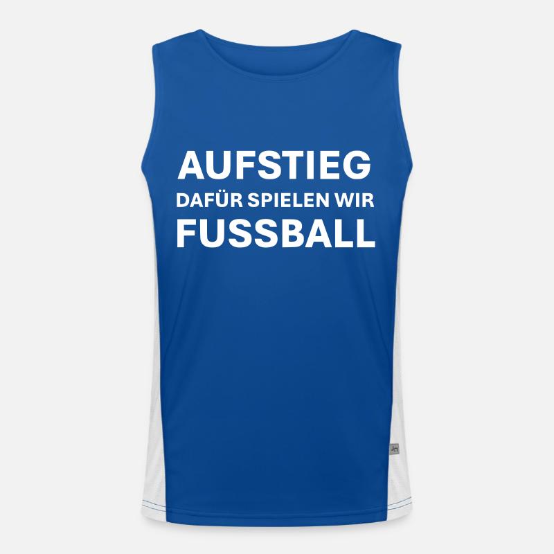 Promotion, that's why we play football Men's Functional Contrast Tank Top 