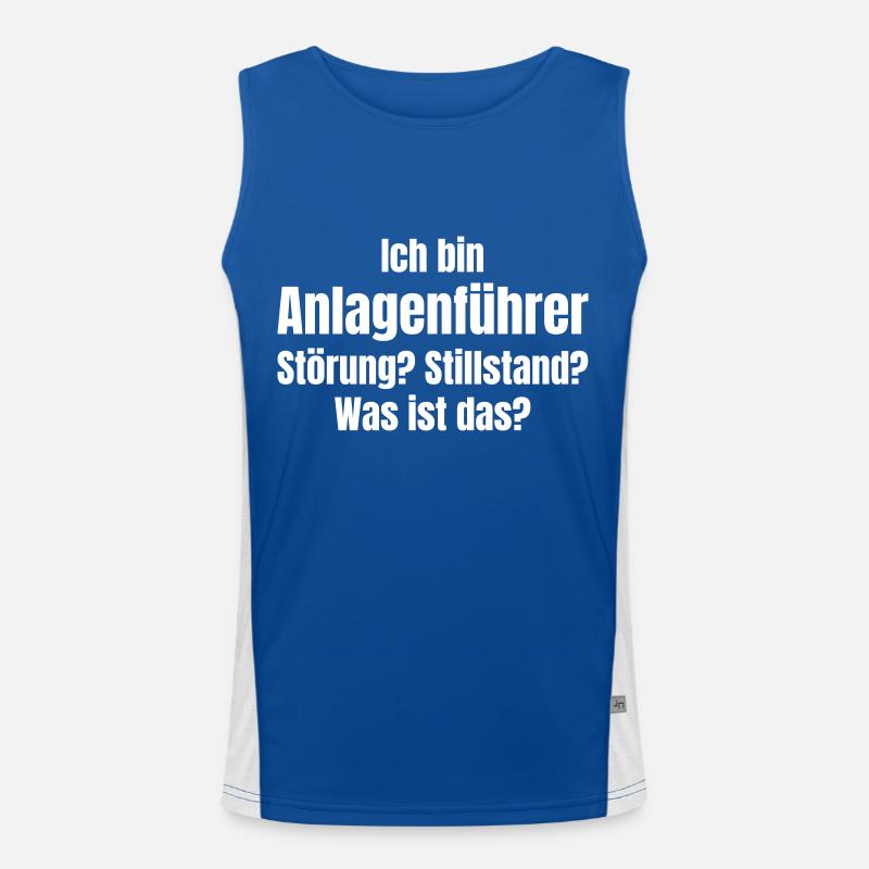 Anlagenführer Funktionelles Kontrast-Tank Top für Männer 