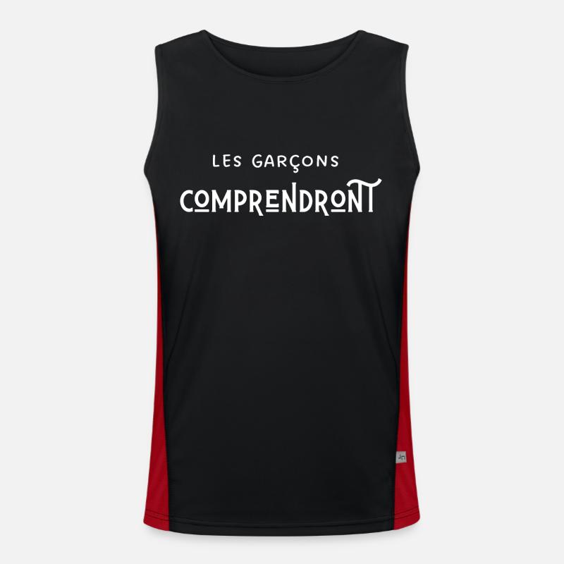 les garçon comprendront Débardeur respirant contrasté Homme 