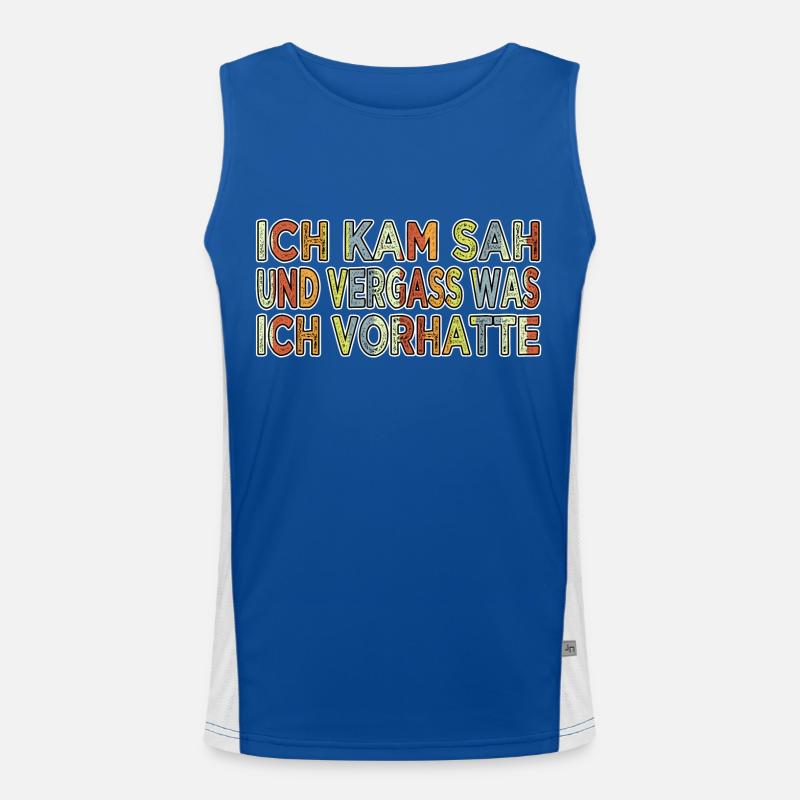 weihnachten geschenkidee lieben spaß Funktionelles Kontrast-Tank Top für Männer 