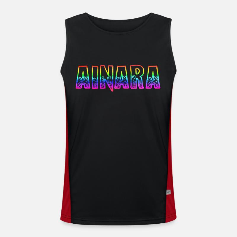 ainara rs arc-en-ciel Débardeur respirant contrasté Homme 